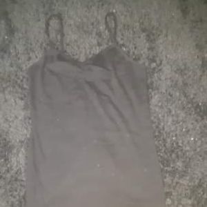 Black V-Neck Tank Top